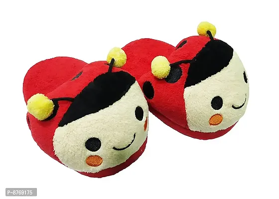 Infispace#174; Kid's Lady Bug Theme Anti-slip Plush Home Slippers-thumb0