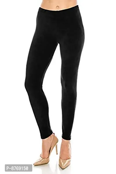 INFISPACE Women's Skinny Fit Jegging (SHAD33-600_Black_Free Size)-thumb4