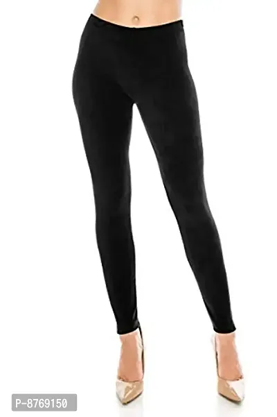 INFISPACE Women's Skinny Fit Jegging (SHAD33-600_Black_Free Size)-thumb0