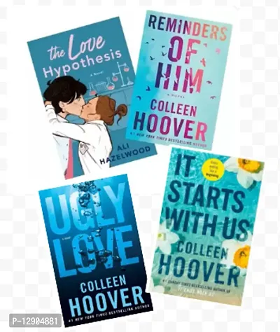 Collen hoover :- It start with us + Reminder of him + Ugly Love + The love hypothesis ( english paperback ) Ali hazelwood and Collen Hoover