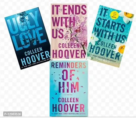 It start with us + Reminder of him + Ugly Love + It end with us ( 4 books combo by collen hoover )