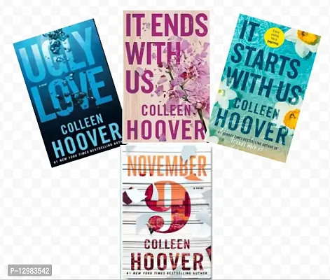 It start with us + Ugly Love + It end with us + November 9 ( 4 books combo in best deal )