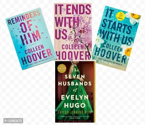 It start with us + Reminder of him + The seven husband + It end with us ( best 4 books combo in best deal )