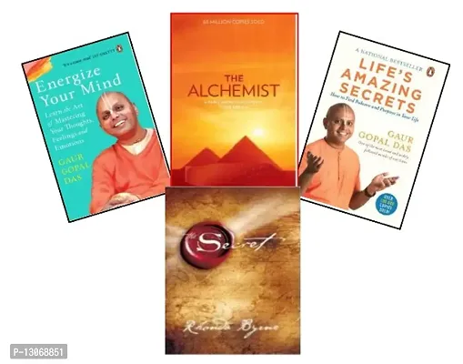 the alchemist + life amazing secrets + energize your mind +secreti  (english + paperback)
