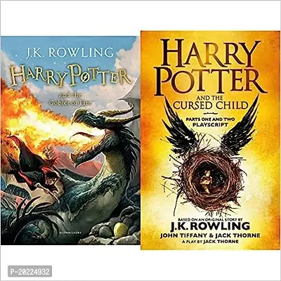 harry potter and the goblet of fire(4no.) + harry potter and the cursed child(8no.) best 2 book combo paperback