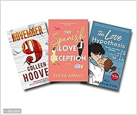 9 novermber + the spanish love deception + the love hypothesis (best of 3 love books combo) paperback-thumb0