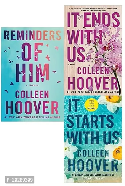 reminder of him + it ends with us + it starts with us [best of 3love book combo]paperback