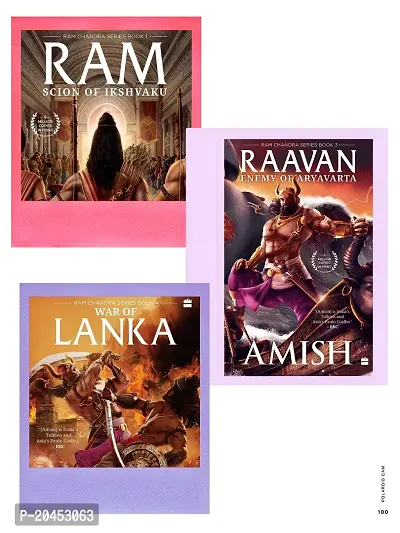 Ram + Raavan +Lanka (best of 3 book by amish paperback)