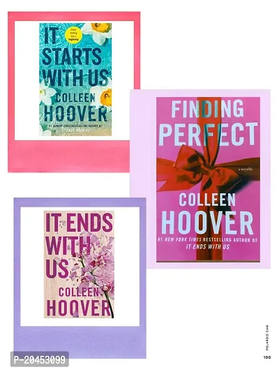 It starts with us + finding perfect + it starts with us ( best of 3 love books by colleen hoover paperback)