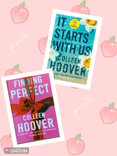 It starts with us + finding perfect ( best of 2 love book combo by colleen hoover paperback)