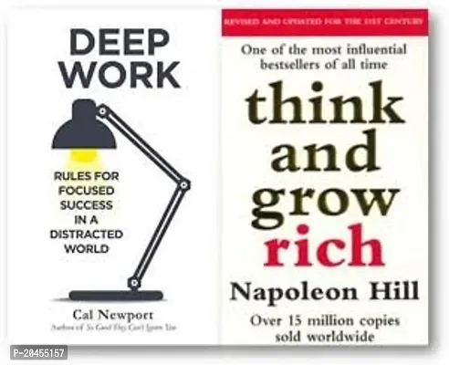 Deep work + think and grow rich (best of 2 book combo paperback)
