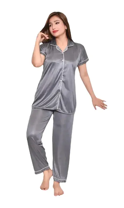 Hot Selling Satin Night Suits Women's Nightwear 