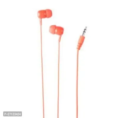 Modern Buds 2 Wired In Ear Headphone With Mic -Orange-thumb0
