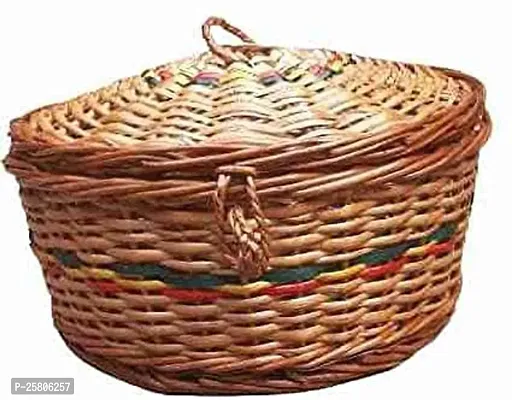 Hand Made Multipurpose  Baskets , Tokri For Home Decor Gifting Dinning Fruit Basket-thumb0