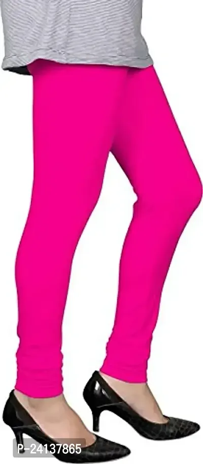 Lavania Women Sporting Leggings Sexy Bandage Leggins Fitnes Sports Gymnastics Active Pants Candy Color Solid Leggings in (LL_06-Rani) Pack of 1 (Size: 40)-thumb2