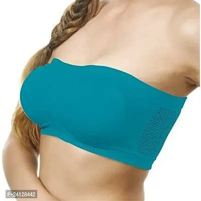Beauty Plus Womens Spandex Strapless Non-Padded Tube Bra Wire-Free (Combo of 3)-thumb2