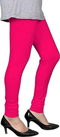 Lavania Women Sporting Leggings Sexy Bandage Leggins Fitnes Sports Gymnastics Active Pants Candy Color Solid Leggings in (LL_05-Magenta) Pack of 1 (Size: 36)-thumb1