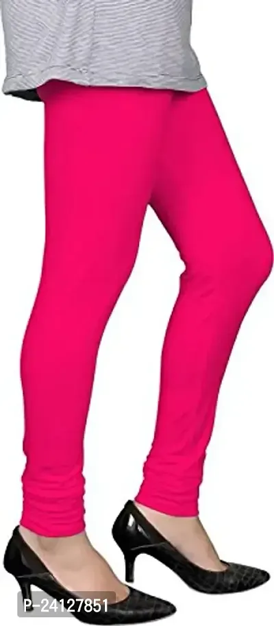 Lavania Women Sporting Leggings Sexy Bandage Leggins Fitnes Sports Gymnastics Active Pants Candy Color Solid Leggings in (LL_05-Magenta) Pack of 1 (Size: 36)-thumb2