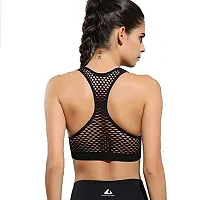 Beauty Plus Womens Sports Bra Gym Net Fitness Yoga Sport Bra (Pack of 1)-thumb1