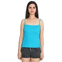 Beauty Plus Women Camisole Crop Top Spaghetti Strap Adjustable Straps (Pack of 3)-thumb2