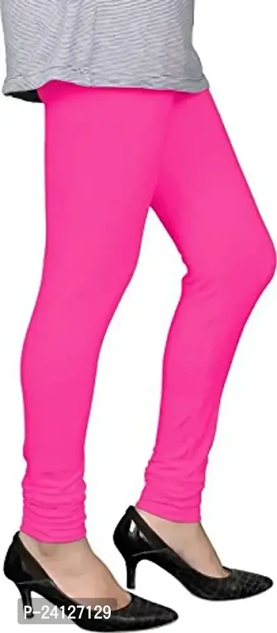 Lavania Women Sporting Leggings Sexy Bandage Leggins Fitnes Sports Gymnastics Active Pants Candy Color Solid Leggings in (LL_04-HOT Pink) Pack of 1 (Size: 42)-thumb2