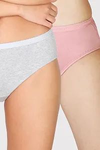 Van Heusen Women Antibacterial Cotton Hipster Panty - Pack of 2-thumb2