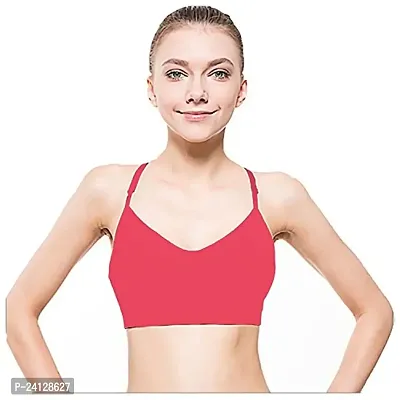 Beauty Plus BEAUTYPLUS Professional Comfortable Women Sports Bra Shakeproof Gym Fitness Vest Yoga Bra for Women Running Training Tank Tops Red