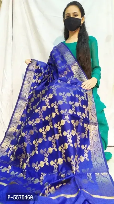 Latest Attractive Cotton Silk Dupatta for Women-thumb0