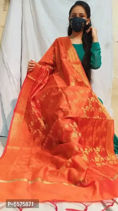 Latest Attractive Cotton Silk Dupatta for Women