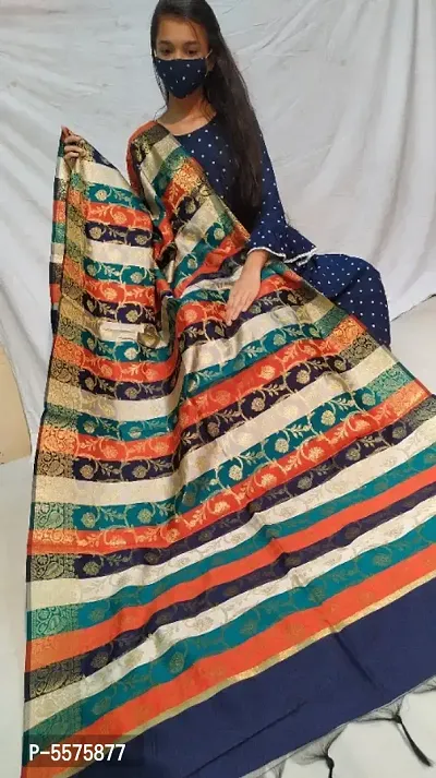 Latest Attractive Cotton Silk Dupatta for Women