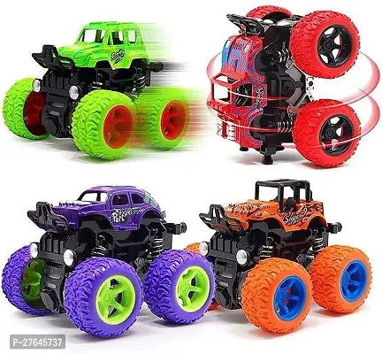 PACK OF 2 Monster Truck Friction Powered Cars Toys For Kids-thumb2