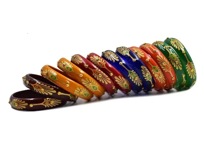 Latest Design Bangle Kada Set Of 12 For Women And Girls