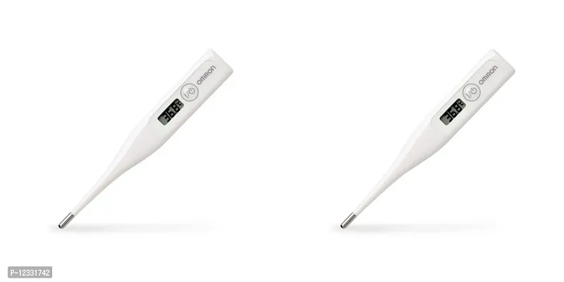 MC 246 Digital Thermometer With Quick Measurement of Oral And Underarm Temperature in Celsius And Fahrenheit, Water Resistant-Pack Of 2