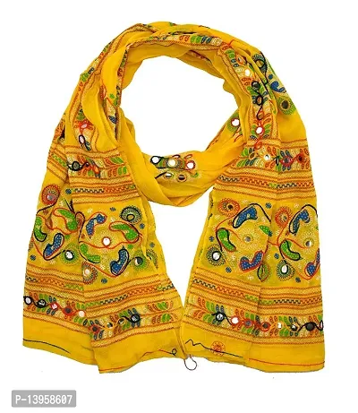 Cotton Embroider Gujrati Dupatta