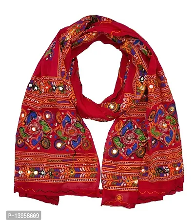 Cotton Embroider Gujrati Dupatta-thumb2