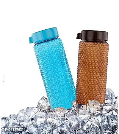 Plastic Water Bottle 1000 ML, Pack Of 2-thumb0