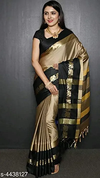 H B Creation Soft silk Saree WITH Blouse, Free Size