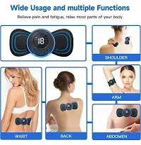 Body Massager,Wireless Portable Neck Massager with 8 Modes and 19 Strength Levels Rechargeable Pain Relief EMS Massage Machine for Shoulder,Arms,Legs,Back Pain for Men and Women-thumb2