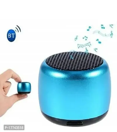 Super Ultra Mini Boost Wireless Portable Bluetooth Speaker Built-in Mic High Bass Selfie Remote Control Button Low Harmonic Distortion for All mobiles and Device-thumb0