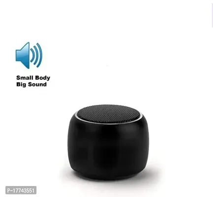 Super Ultra Mini Boost Wireless Portable Bluetooth Speaker Built-in Mic High Bass Selfie Remote Control Button Low Harmonic Distortion for All mobiles and Device-thumb0