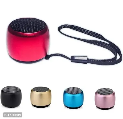 Super Ultra Mini Boost Wireless Portable Bluetooth Speaker Built-in Mic High Bass Selfie Remote Control Button Low Harmonic Distortion for All mobiles and Device-thumb0