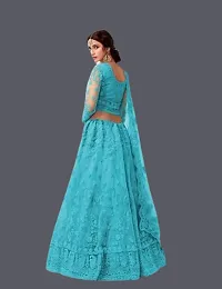 Embroidered Soft Net beautiful Wedding Wear Lehenga Choli-thumb1