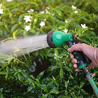 Green Fills Garden Hose Nozzle Heavy Duty, High Pressure. Water Sprayer, Gun, Head Multi Adjustable Watering Patterns, Nozzles for Garden, Lawn, Car Wash (Black and Green)-thumb3