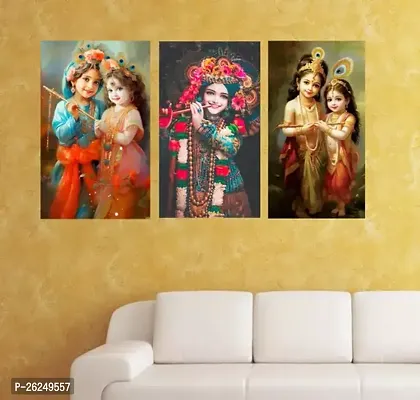 19 Radha Krishna Wall Painting For Living Room-thumb0