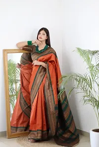 Beautiful Art Silk Saree With Blouse Piece For Women-thumb3