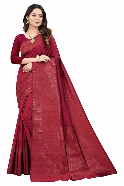 Kanchipuram Big Square Pattern Silk Saree | Indian Ethnic Wear | Traditional Women's Wedding Piece Bollywood Designer
