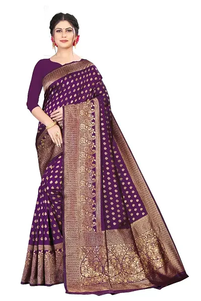 Stylish Fancy Designer Silk Saree With Blouse Piece For Women