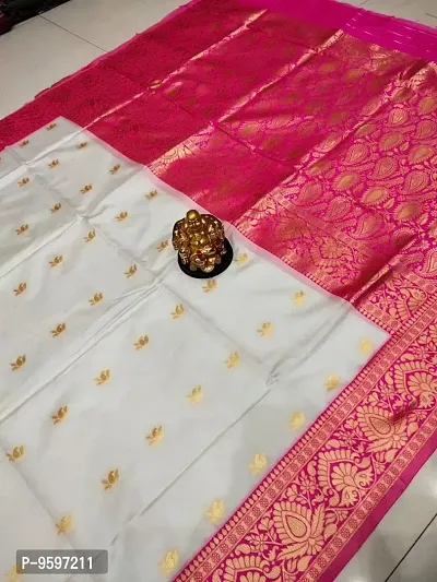 Smooth Silk Saree| Indian Ethnic Wear | Traditional Women's Wedding Piece Bollywood Designer-thumb5