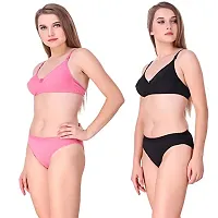 Tace Lingerie Sets Pink  Black Pack of 2-thumb1