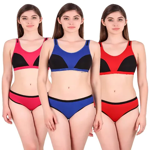 Tace Sports Lingrie Sets Pack of 3